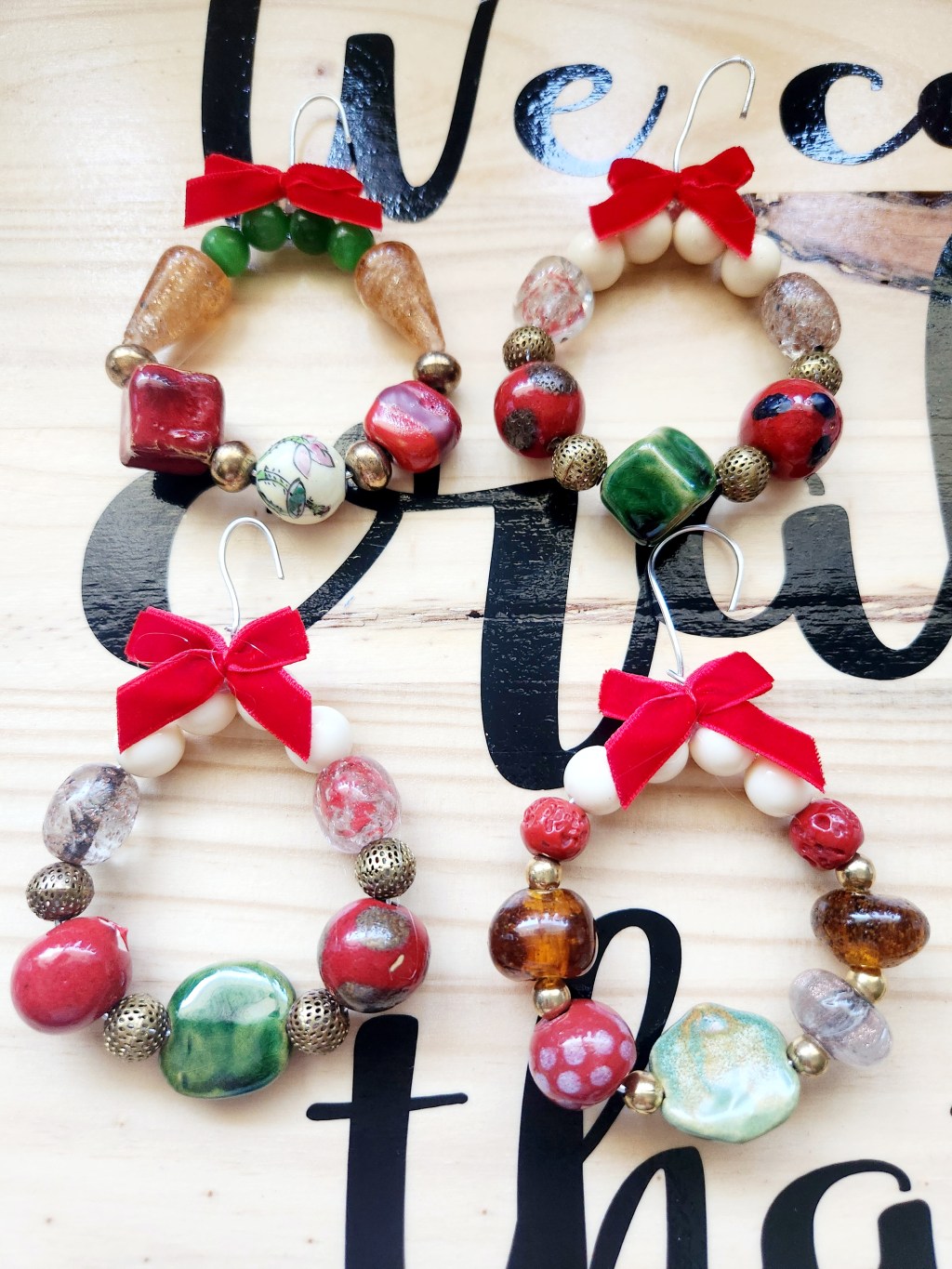 Beaded Christmas Ornament