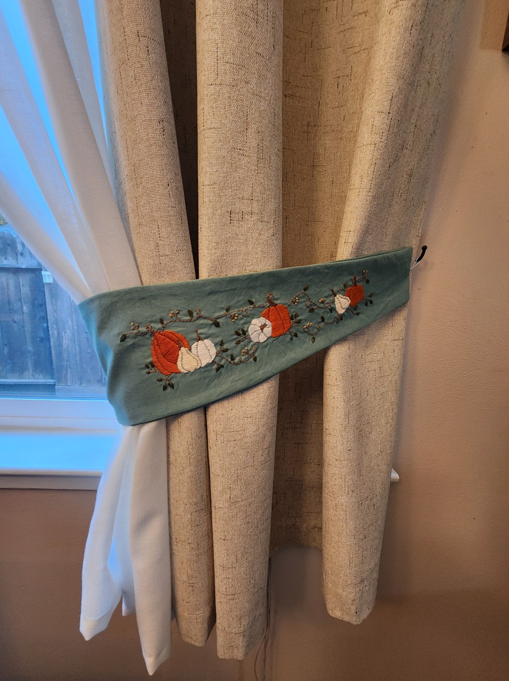 Embroidered Curtain Tie&nbsp;Backs